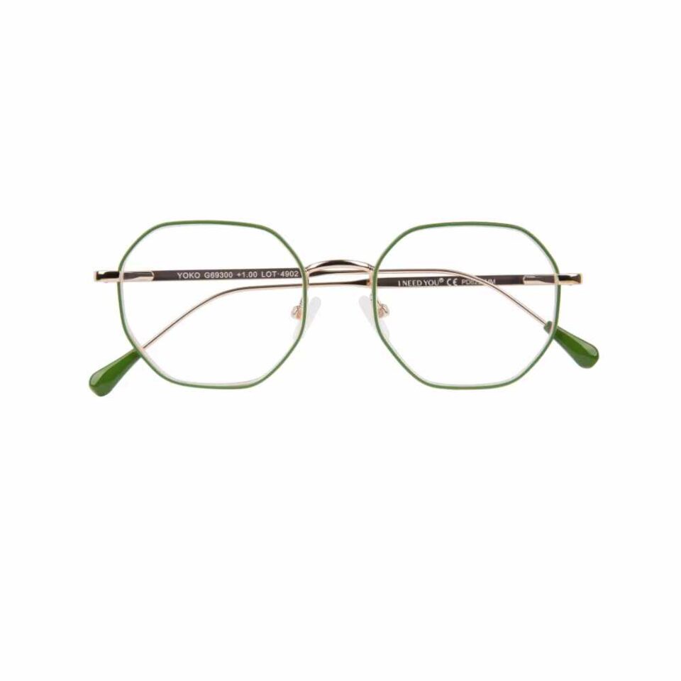 Leesbril-I-Need-You-Yoko-Groen-Goud